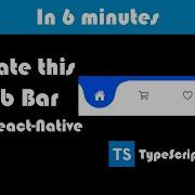 Curved Hover Type TAB BAR With React Native TypeScript
