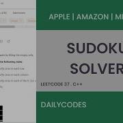 Sudoku Solver 37 Hard Leetcode C DSA Coding Solution Recursive Solution