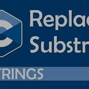 Replace Substrings In C