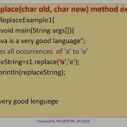 JAVA MODULE 4 TOPIC 5 MODIFY STRINGS