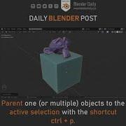 How To Parent Objects In Blender