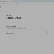 PYTHON DATA STRUCTURE Chapter 6 Quiz COURSERA