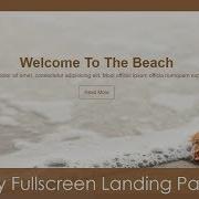 Easy Fullscreen Landing Page With HTML CSS