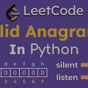 242 Valid Anagram Leetcode Python