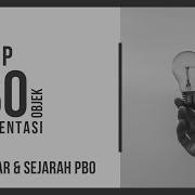 1 Pengantar Konsep Dasar Dan Sejarah Pemrograman Berorientasi Objek KONSEP PBO OOP