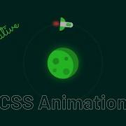 Creative Rocket Orbiting Planet CSS Animation