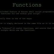 The Shell Scripting Tutorial Part 6