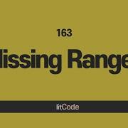 Leetcode 163 Missing Ranges