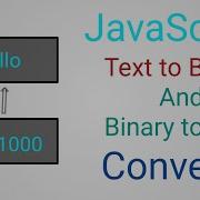 Text To Binary Binary To Text Converter Using JavaScript