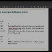 Object Program For Object Code SIC Part 1