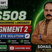 CS508 Assignment 2 Solution Spring 2026 Modern Programming Languages 100 Solved Tech Solo Soft
