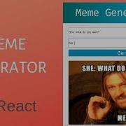 React Meme Generator Project States And Props