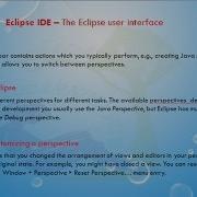 Lesson 06 Eclipse IDE The Eclipse User Interface