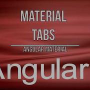 How To Use Angular Material Tabs For Angular5