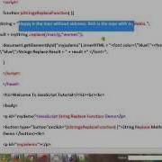 STRINGS REPLACE WITH REGEX IN JAVASCRIPT DEMO