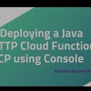 Deploying A Java HTTP Cloud Function In GCP Using Console