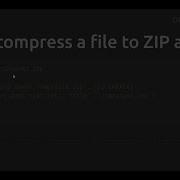 How To Compress A File To ZIP Archive Lua