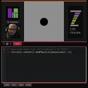 ZIM Teaser 06 Physics In One Minute JavaScript Canvas ZIMjs