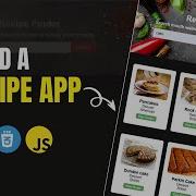 How To Make A Food Recipe App With JavaScript MealDB API HTML CSS JavaScript Webcoding25