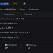Make All Equal Codechef Solution CodeChef Starters 113 100 100 FULL AC Code