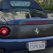 Ferrari 360 Cold Start