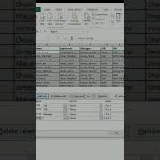 How To Sort Multiple Columns In Excel