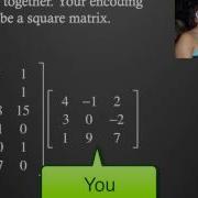 Encoding And Decoding Using Matrices