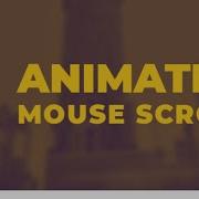 Animated Mouse Scroll With Html And CSS