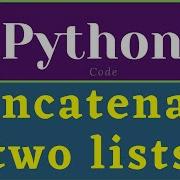Concatenate Two Lists In The Following Order