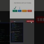 CSS Button With Icons Tooltips Coding Webcoding Webdesign Htmlcss Programming Shorts Trending