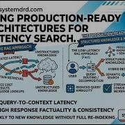 Designing Production Ready RAG Architectures For Low Latency Search LLM Vector DB AI Systems
