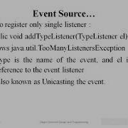 OBJECT ORIENTED DESIGN PROGRAMMING KTU MODULE5 EventHandling PART1 SUMA SG