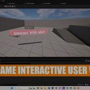 Create A 3D In Game Interactive User Widget In Unreal Engine 5 4