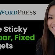 How To Make Sticky Sidebar Or Fixed Widgets In Wordpress 2026 Step By Step