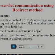 Inter Servlet Communication Using Send Redirect Method