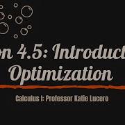 4 5 Optimization Intro