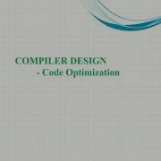 Code Optimization Local Global Machine Independent Machine Dependent Optimization