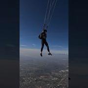 Skydive Parachute Opening In Slow Motion