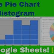 Make Pie Chart And Histogram In Google Spreadsheets
