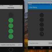 Xamarin Forms Colorful Rating System