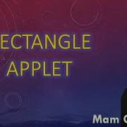HOW TO DESIGN RECTANGLE APPLET IN NETBEANS