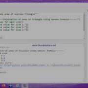 Program To Calculate Area Of Triangle In Python