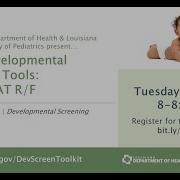 Using Developmental Screening Tools The MCHAT R F Webinar 2022
