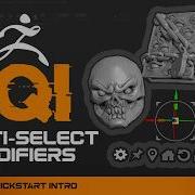 Multi Select Modifiers ZBrush Course