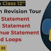 Jump Break Continue Statements In Python Nested Loops In Python Python For Class 12