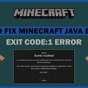 How To Fix Minecraft Java Edition Exit Code 1 Error