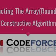 E002 Constructing The Array Constructive Algorithms CodeNCode