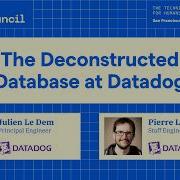 Деконструированная база данных на Datadog