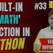 Built In Math Function In Python Complete Python Tutorial For Beginners In Hindi With Notes 33