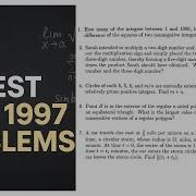 AIME 1997 5 Easiest Problems